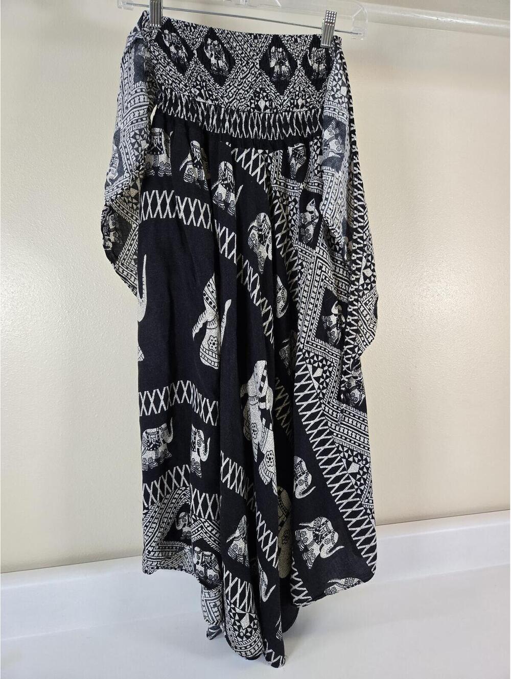 Bangkok Pants Black Maxi Skirt One Size S